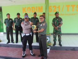Perkuat Sinergitas Siswa Seba Angkatan 50 SPN Kupang, Sosial di Kodim 1621/TTS