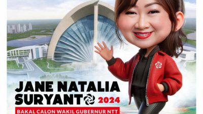 Survei Elektabilitas Calon Wakil Gubernur NTT, Jane Natalia Suryanto Paling Tertinggi.isth