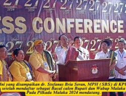 SBS Sesalkan Tindakan Bupati SN Bekukan Teko Saat Penutupan Bulan Maria Di Gua Lourdes Tubaki