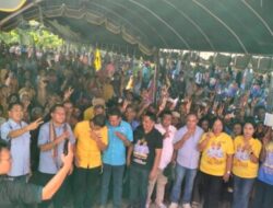 Salam Dua Jari dari Warga Desa Silu Fatuleu-Kupang untuk Melki-Johni di Pilgub NTT    