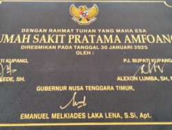 Warga Amfoang Kini Dapat Akses Kesehatan Lebih Dekat