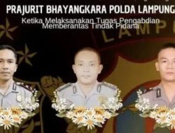 Gugur dalam Tugas, Tiga Personel Polri Dapat Kenaikan Pangkat Luar Biasa