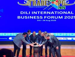 Wakil Gubernur NTT Bersama Ketua KADIN NTT Bawa Rombongan Terbesar di Dili International Trade Expo 2025