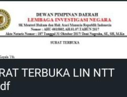 DPD LIN NTT Sampaikan Surat Terbuka ke Kapolri Soal Tujuh Anggota Brimob