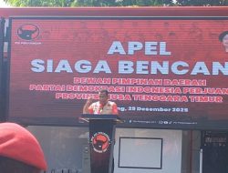PDIP NTT Gelar Apel Siaga, Perkuat Politik Kemanusiaan