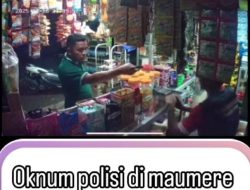 Video CCTV Viral, Oknum Polisi Ancam Pemilik Kios di Sikka